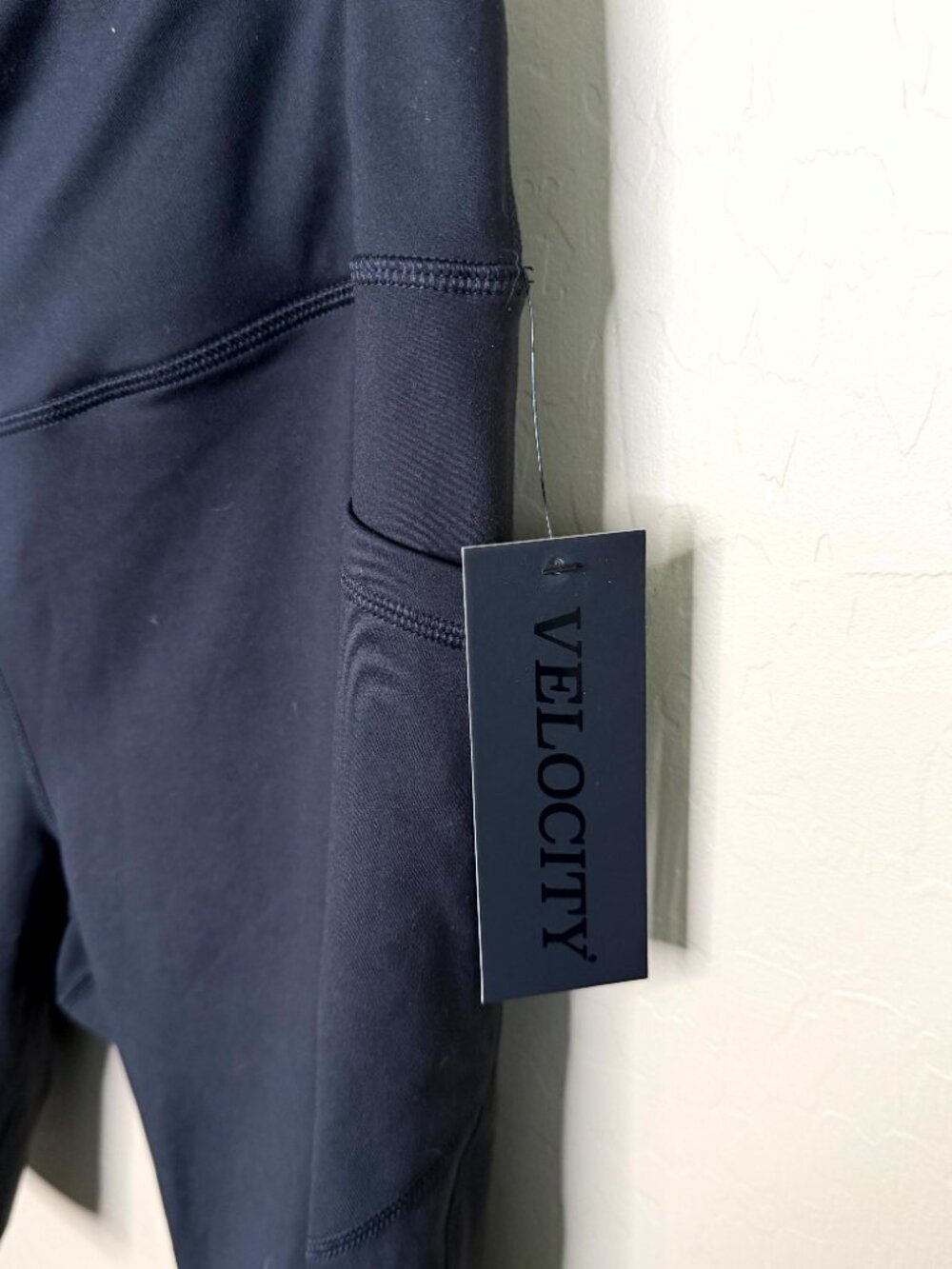 Velocity Active Black Stretch Biker Shorts 2X #44 - Picture 5 of 6